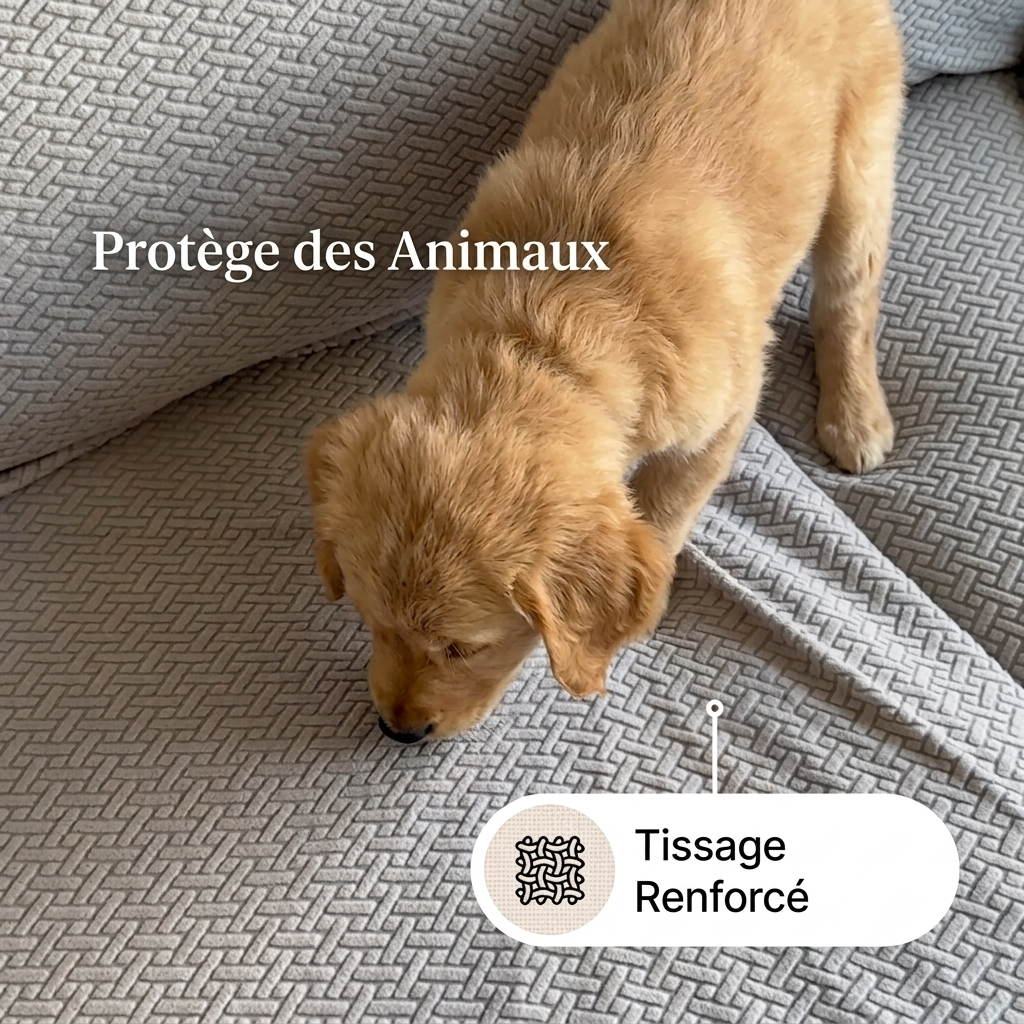 Housse Éclair — Housse de Coussin Canapé  - Anti-Glisse | Installation 10 Secondes